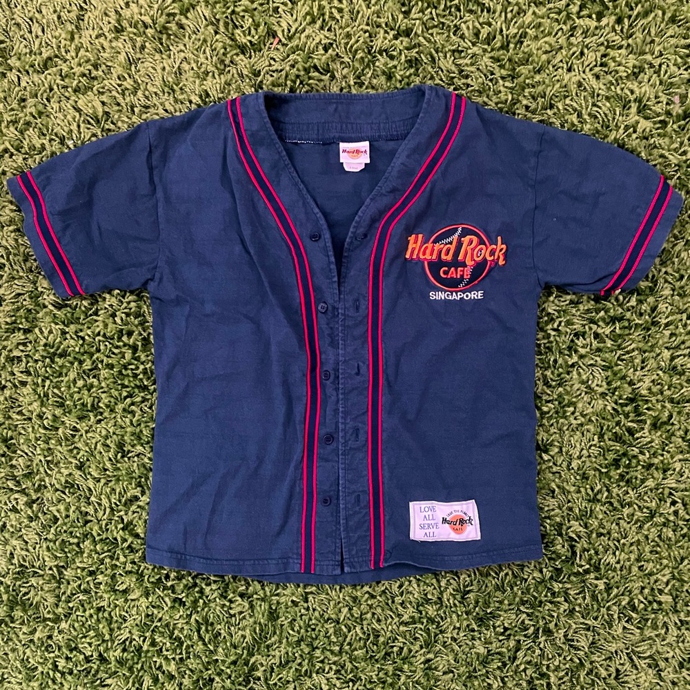 Vintage Hard Rock Cafe Y2K Button Up